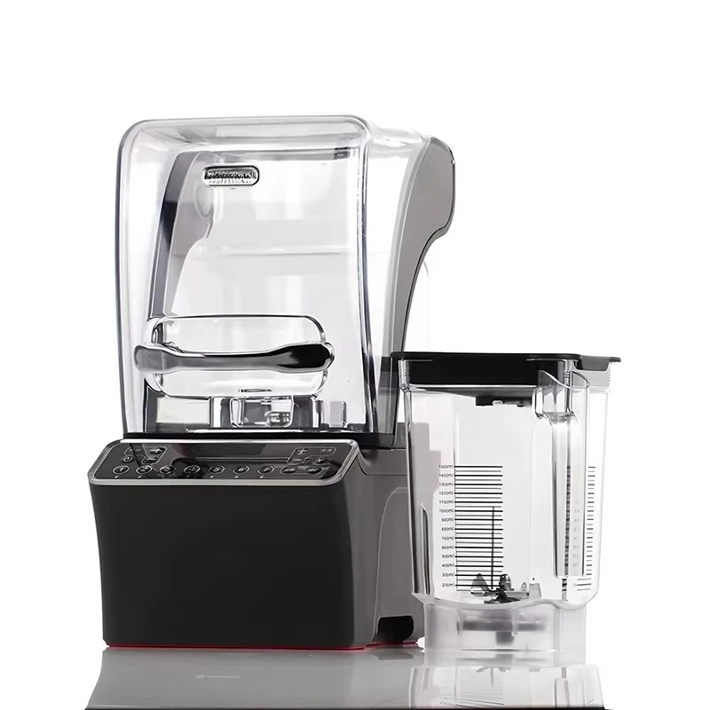Commercial milk tea coffee shop smoothie machine with cover soundproof cooking wall crushing ice mixer silent juicer
Commercial milk tea coffee shop smoothie machine with cover soundproof cooking wall crushing ice mixer silent juicer
