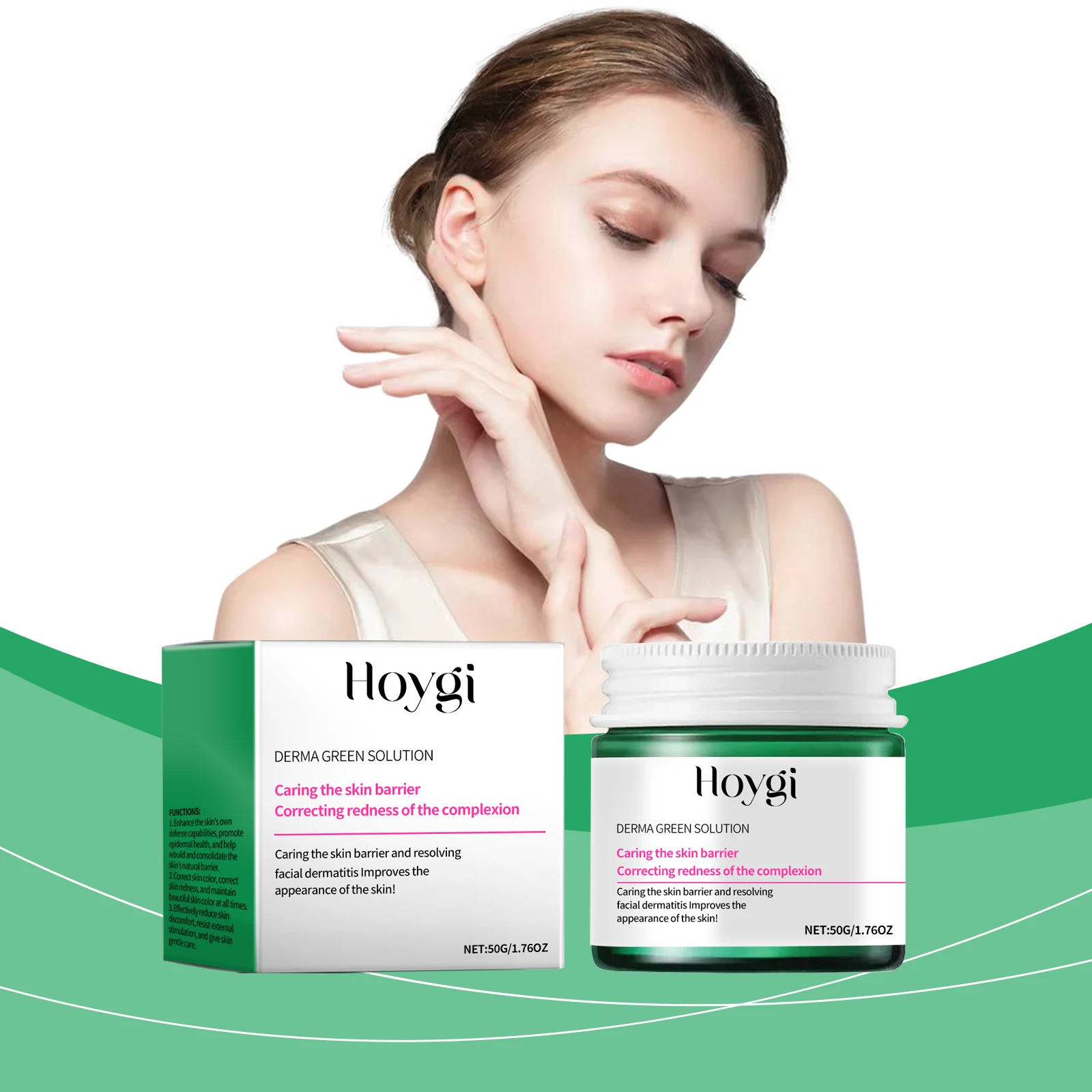 Centella Skin Repair Cream Botanical Ingredients Nourishing Skin Glow Long-lasting Moisturizing Shrink Pores and Smooth Skin
Centella Skin Repair Cream Botanical Ingredients Nourishing Skin Glow Long-lasting Moisturizing Shrink Pores and Smooth Skin