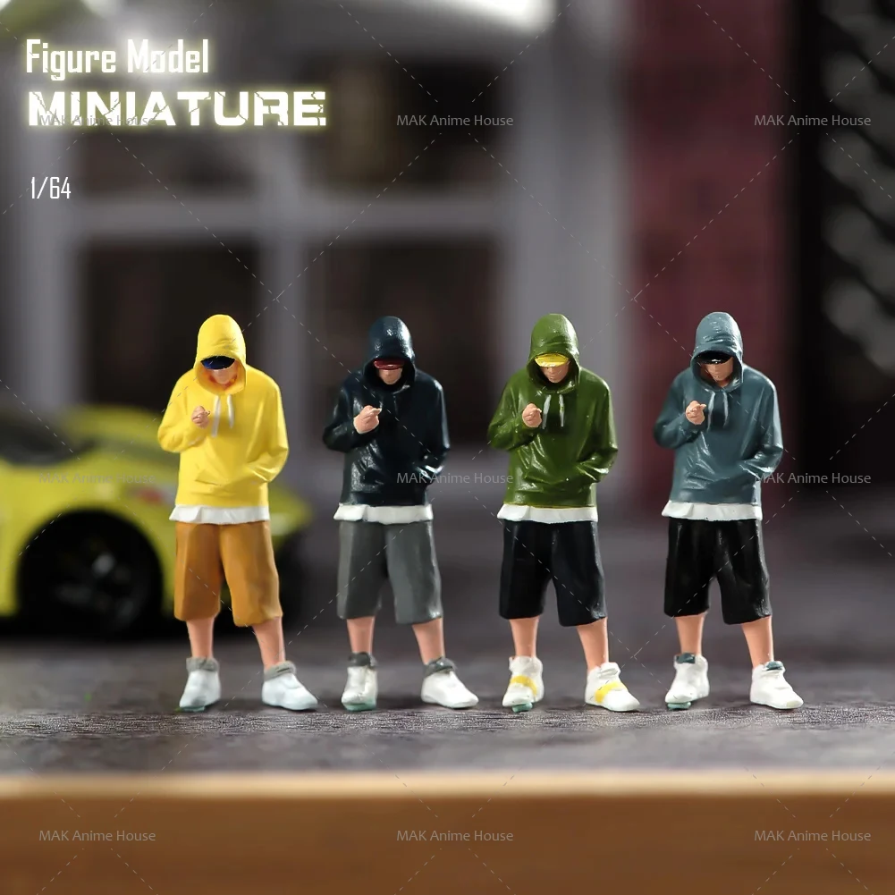 Miniatures 1/64 Hooded sweatshirt casual man lowers his head Doll Model Painted Creative Home Scene Decoration Car Toys
Miniatures 1/64 Hooded sweatshirt casual man lowers his head Doll Model Painted Creative Home Scene Decoration Car Toys