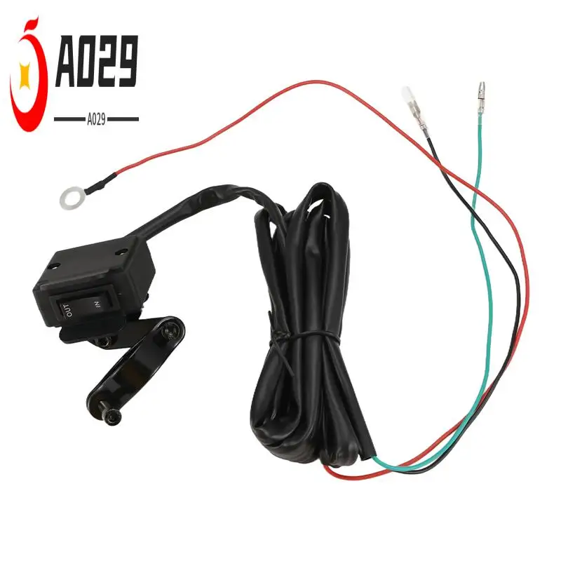 A029-12V Winch Rocker Thumb Switch With Mounting Bracket Handlebar Control Line Kit For ATV UTV Electric Winch Accessories
A029-12V Winch Rocker Thumb Switch With Mounting Bracket Handlebar Control Line Kit For ATV UTV Electric Winch Accessories