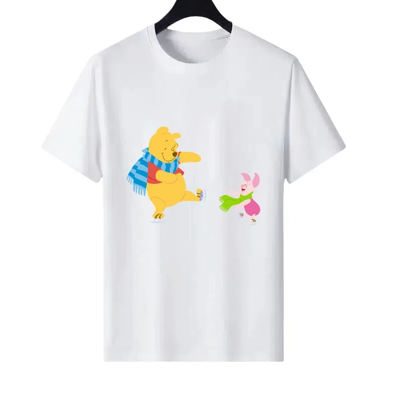 Disney Pooh Bear Pattern Woman Round Neck Parent-child Clothing Funny Tops Ladies Cheap Short Sleeves T-Shirt Men Sweatshirts
Disney Pooh Bear Pattern Woman Round Neck Parent-child Clothing Funny Tops Ladies Cheap Short Sleeves T-Shirt Men Sweatshirts