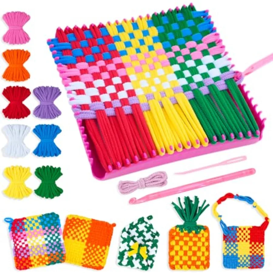 Toys for and Adults, Potholder Loops Crafts for Girls Ages 6 7 8 9 10 11 12, 7" Pot Holder Loom Knitting Kits and Gifts for and
Toys for and Adults, Potholder Loops Crafts for Girls Ages 6 7 8 9 10 11 12, 7" Pot Holder Loom Knitting Kits and Gifts for and
