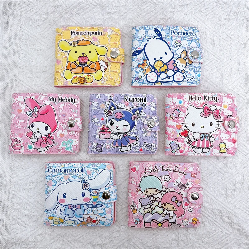 Hello Kitty Cute Wallet Women Sanrio Coin Purses Leisure Zipper Melody Card Holder Kuromi Coin Pouch Cartoon Printed Clutch Case
Hello Kitty Cute Wallet Women Sanrio Coin Purses Leisure Zipper Melody Card Holder Kuromi Coin Pouch Cartoon Printed Clutch Case