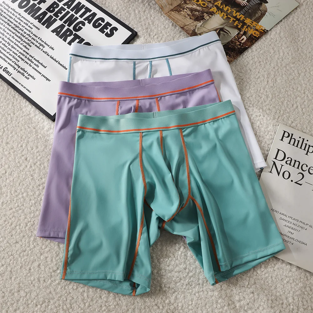 Мужские удлиненные трусы-боксеры с большим карманом, дышащие, предотвращающие натирание, мужское нижнее белье, мужская одежда
Мужские удлиненные трусы-боксеры с большим карманом, дышащие, предотвращающие натирание, мужское нижнее белье, мужская одежда