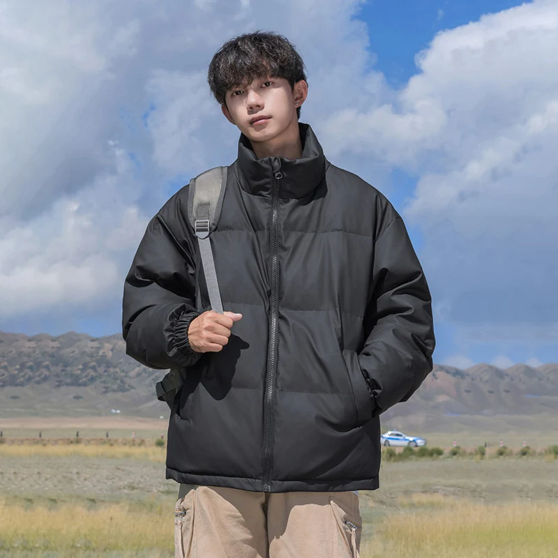 TFETTERS Brand Pu Leather Parkas Man 2024 New Autumn Winter Stand Collar Solid Color Baggy Black Jacket Thickened Male Outdoors
TFETTERS Brand Pu Leather Parkas Man 2024 New Autumn Winter Stand Collar Solid Color Baggy Black Jacket Thickened Male Outdoors