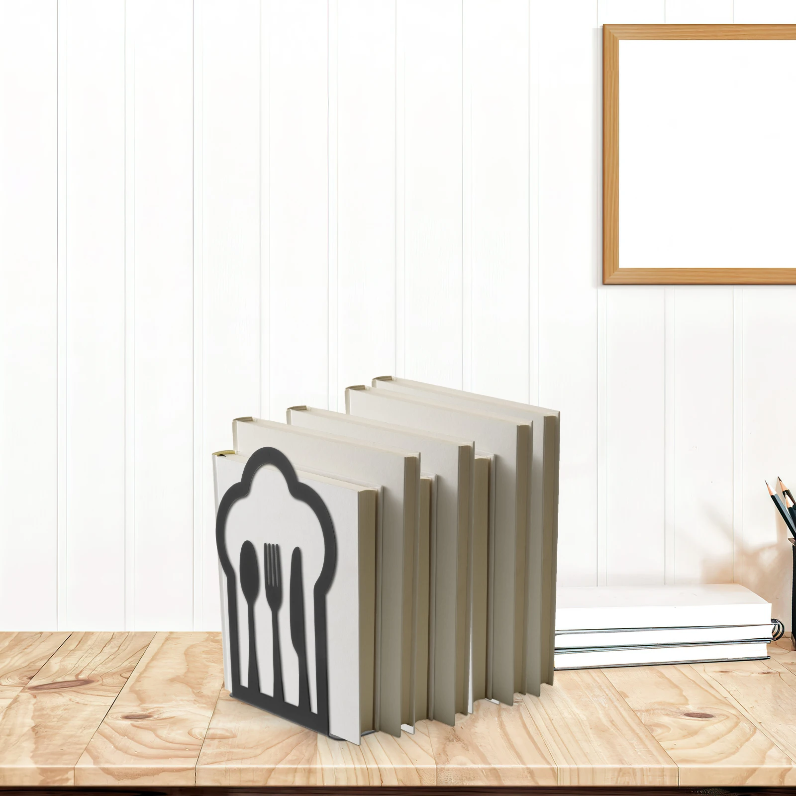2Pcs Bookends Set Iron Holder Heavy Books Study Stationery Non Slip Pads Desktop ganizer Black Metal Reading St
2Pcs Bookends Set Iron Holder Heavy Books Study Stationery Non Slip Pads Desktop ganizer Black Metal Reading St