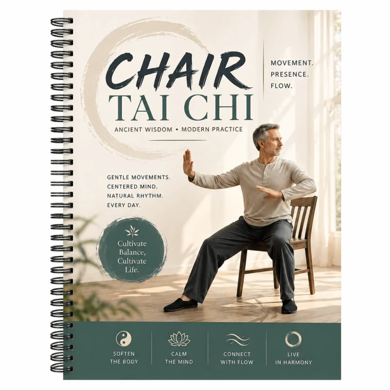 Chair Tai Chi Book- Gentle Daily Movement Guide for Seniors& Beginners, Spiral Bound, Step-by-Step Tai Chi Practice for Balance, Calm Mind& Harmony, Easy Seated Exercise Manual for Home& Office
Chair Tai Chi Book- Gentle Daily Movement Guide for Seniors& Beginners, Spiral Bound, Step-by-Step Tai Chi Practice for Balance, Calm Mind& Harmony, Easy Seated Exercise Manual for Home& Office