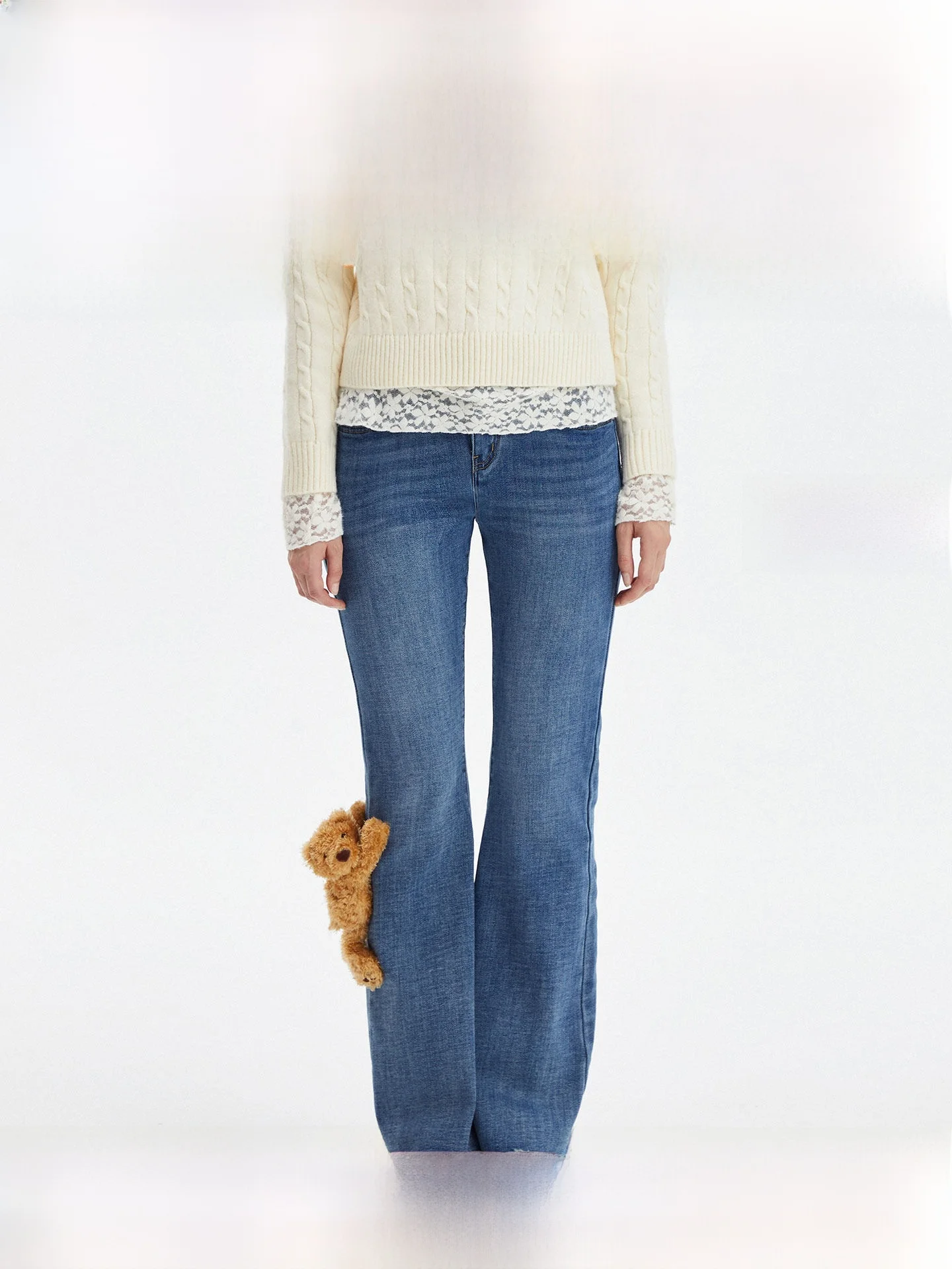 Noisy Teddy25, новые зимние милые женские джинсы с 3D медведем, простые модные повседневные универсальные прямые брюки с талией без стрейч
Noisy Teddy25, новые зимние милые женские джинсы с 3D медведем, простые модные повседневные универсальные прямые брюки с талией без стрейч