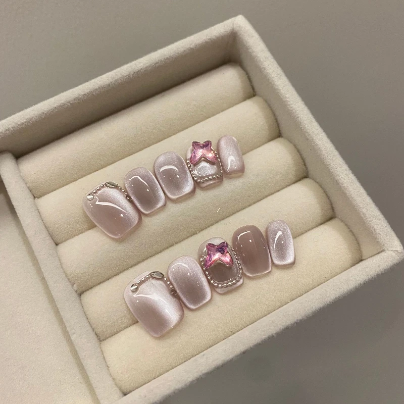 10pcs Removable Short Style Fake Nail Wearable Comfortable Reusable False Nails Easy Removable Nail Art For Set
10pcs Removable Short Style Fake Nail Wearable Comfortable Reusable False Nails Easy Removable Nail Art For Set