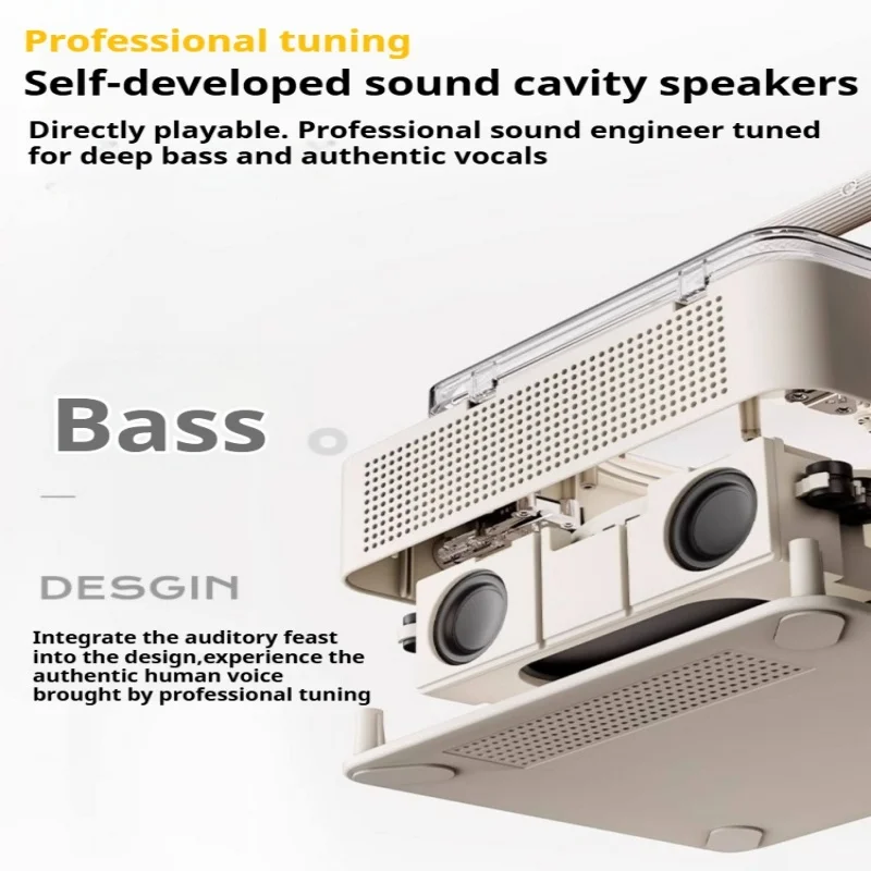 Stylish Retro CD Player Two Way Bluetooth Ambient Light Portable CD Music Player 3600MAh Battery USB Lossless Playback DVD MP3
Stylish Retro CD Player Two Way Bluetooth Ambient Light Portable CD Music Player 3600MAh Battery USB Lossless Playback DVD MP3