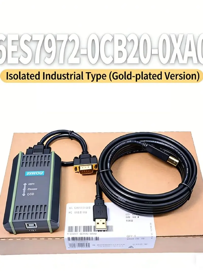 USB-MPI Programming Cable 6ES7972-0CB20 with Isolation For Siemens S7-200/300 /400 PLC System of 187.5 Baud Rate
USB-MPI Programming Cable 6ES7972-0CB20 with Isolation For Siemens S7-200/300 /400 PLC System of 187.5 Baud Rate