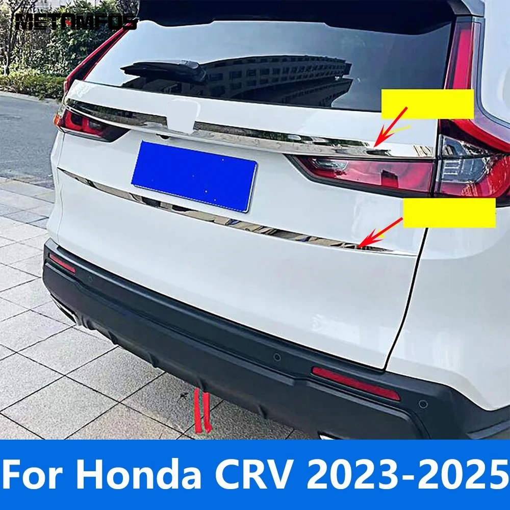 For Honda CR-V CRV 2023 2024 2025 Stainless Steel Rear Trunk Lid Tailgate Door Boot Cover Trim Sticker Accessories Car Styling
For Honda CR-V CRV 2023 2024 2025 Stainless Steel Rear Trunk Lid Tailgate Door Boot Cover Trim Sticker Accessories Car Styling