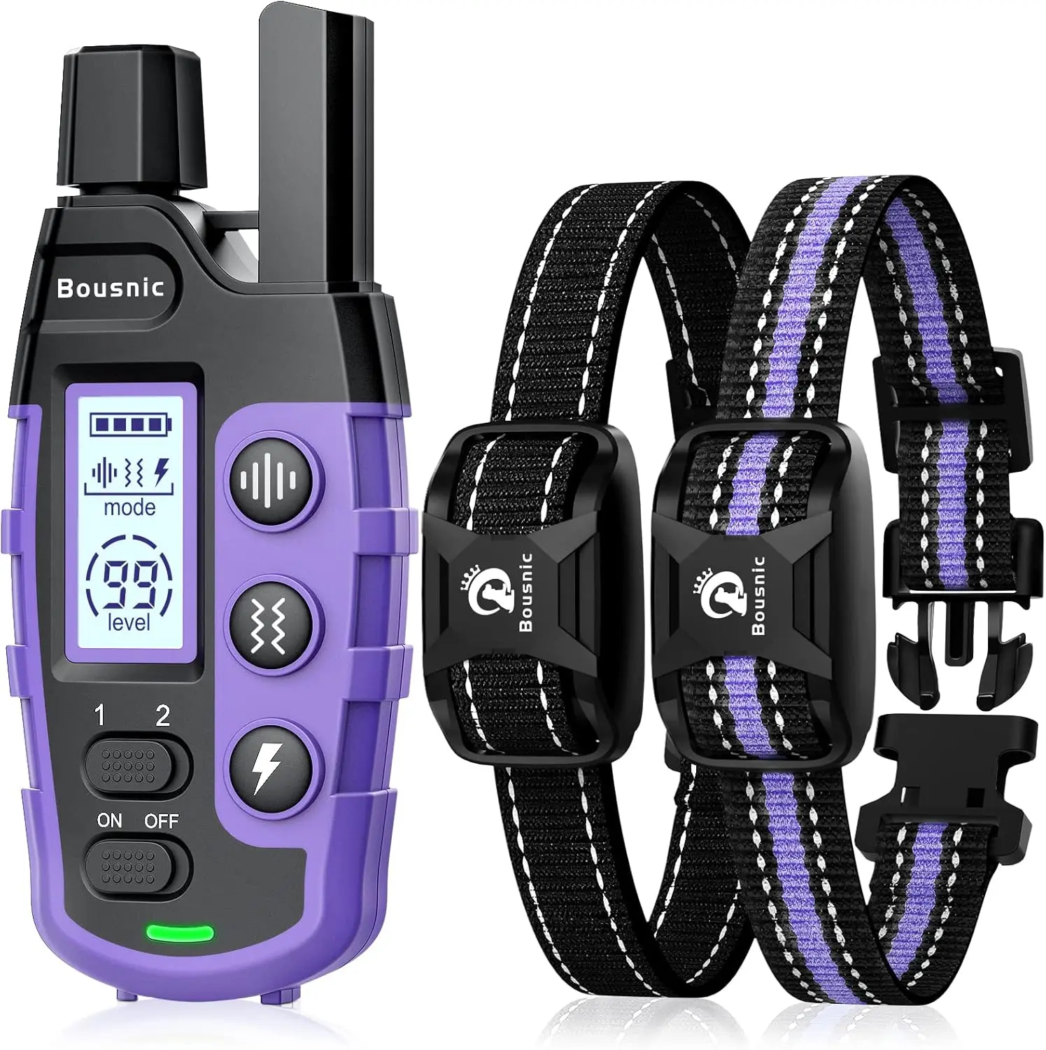 Dog Shock Collar 2 Dogs (5-120Lbs) - 3300 ft Waterproof Training Collar for Dogs Large Medium Small with Rechargeable Remote
Dog Shock Collar 2 Dogs (5-120Lbs) - 3300 ft Waterproof Training Collar for Dogs Large Medium Small with Rechargeable Remote