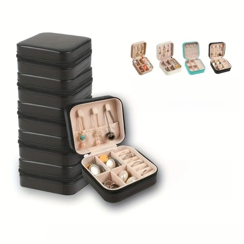 12pcs/set Portable PVC Jewelry Box for Travel - Waterproof Ring Earring Necklace Organizer Compact Storage Case
12pcs/set Portable PVC Jewelry Box for Travel - Waterproof Ring Earring Necklace Organizer Compact Storage Case