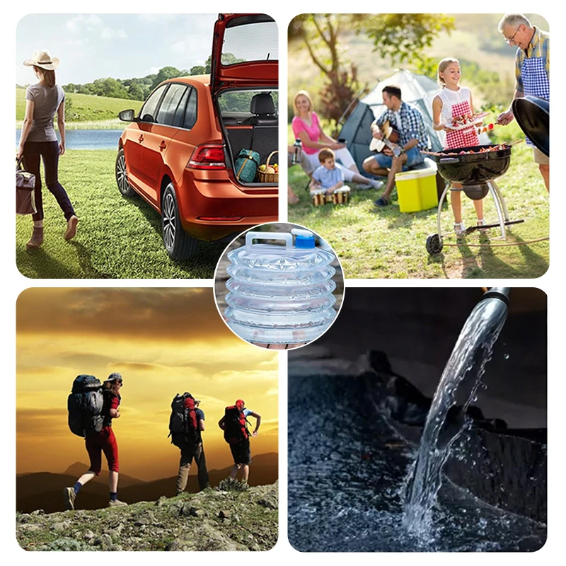 Контейнер для воды, складной держатель для воды 3 л/5 л/10 л/15 л с краном, складное ведро для воды, без BPA, портативный резервуар для воды
Контейнер для воды, складной держатель для воды 3 л/5 л/10 л/15 л с краном, складное ведро для воды, без BPA, портативный резервуар для воды