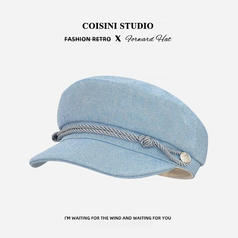 Ретро-джинсовые береты с плоским верхом для женщин: новые модные универсальные повседневные кепки-уточки для весны и осени
Ретро-джинсовые береты с плоским верхом для женщин: новые модные универсальные повседневные кепки-уточки для весны и осени