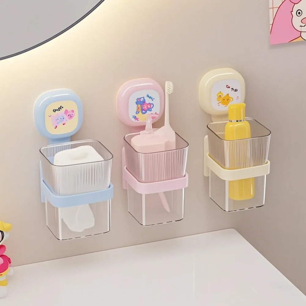 Plastic Suction Cup Storage Box Save Space Removable Bathroom Storage Basket Large Capacity Easy Installation Toothbrush Holder
Plastic Suction Cup Storage Box Save Space Removable Bathroom Storage Basket Large Capacity Easy Installation Toothbrush Holder