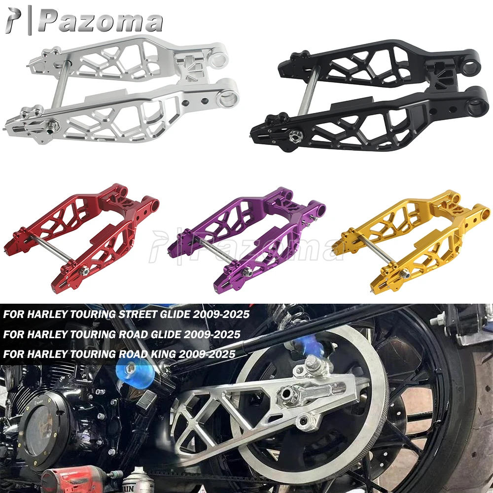 For Harley Touring Street Glide Road Glide Road King 2009-2025 Motorcycle Accessory Swing Arm CNC T6061 Aluminum Color Swingarms
For Harley Touring Street Glide Road Glide Road King 2009-2025 Motorcycle Accessory Swing Arm CNC T6061 Aluminum Color Swingarms