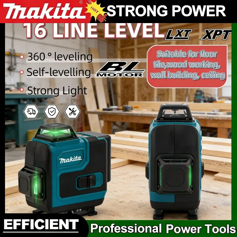 Лазерный уровень Makita 16Line с высокой точностью, зеленым лучом, настенный, портативный, самовыравнивающийся
Лазерный уровень Makita 16Line с высокой точностью, зеленым лучом, настенный, портативный, самовыравнивающийся