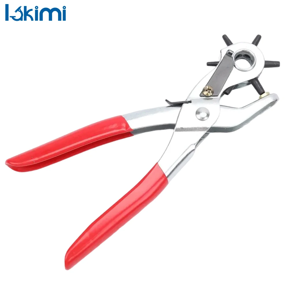 Belt Puncher for Leather Crafts Punching Tool, Ordinary Carbon Steel Multifunctional Leather Hole Punch Tool LA-AA21 
Belt Puncher for Leather Crafts Punching Tool, Ordinary Carbon Steel Multifunctional Leather Hole Punch Tool LA-AA21