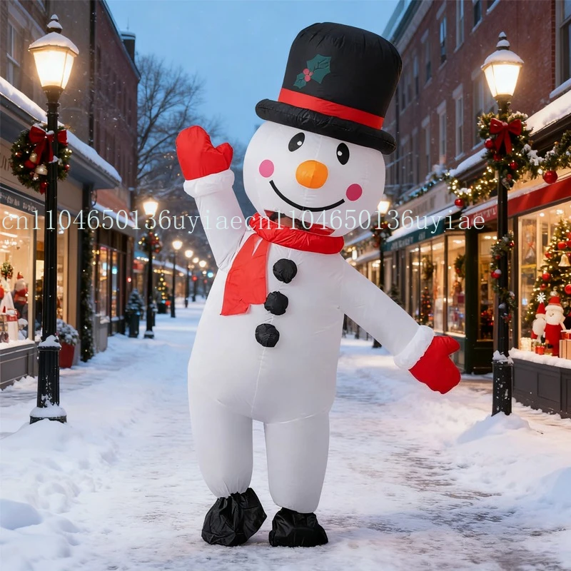 Snowman Inflatable Costume Adult Christmas Lucky Elf Black Hat Snowman Inflatable Set Christmas Theme Party Performance Costume
Snowman Inflatable Costume Adult Christmas Lucky Elf Black Hat Snowman Inflatable Set Christmas Theme Party Performance Costume