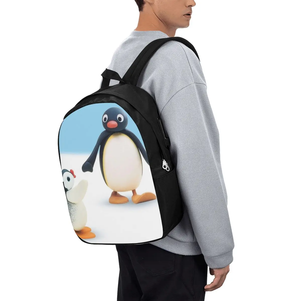Pingu Penguin Backpack Travel Notebook Bag Computer College Student School Bag Laptop Shoulder Bags for Men Women
Pingu Penguin Backpack Travel Notebook Bag Computer College Student School Bag Laptop Shoulder Bags for Men Women