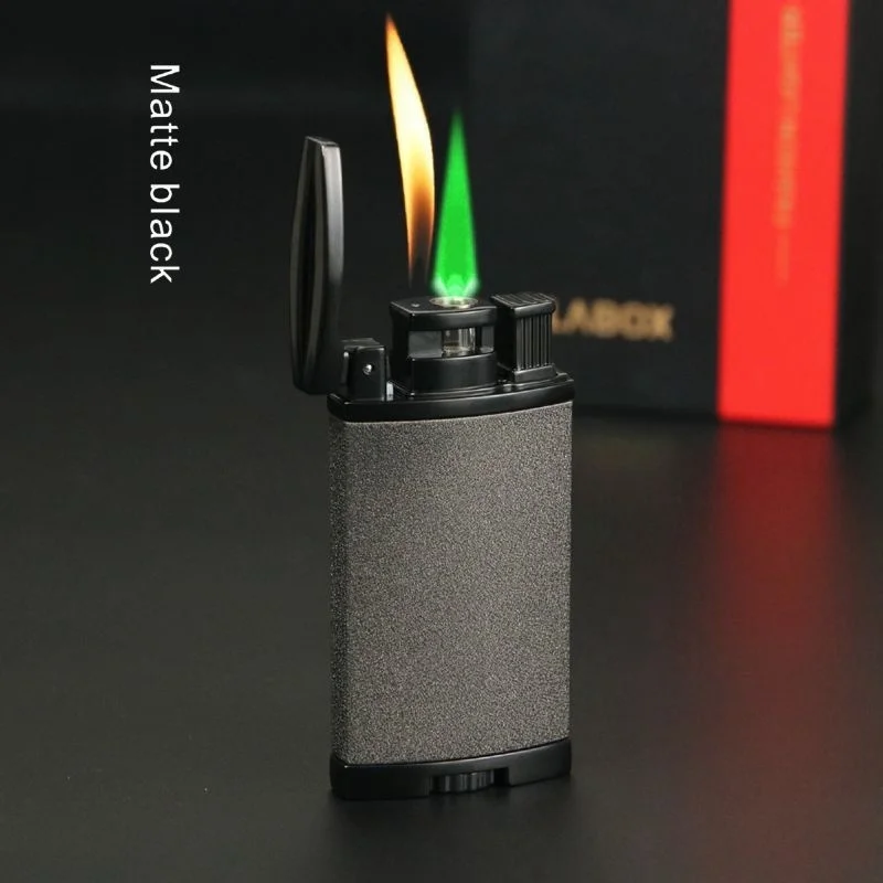 New Creative Metal Trendy Gas Lighter Windproof Green Flame Bright Flame Double Flame Lighter High end Gift for Women
New Creative Metal Trendy Gas Lighter Windproof Green Flame Bright Flame Double Flame Lighter High end Gift for Women