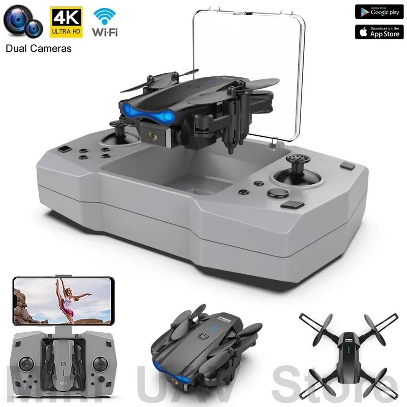 Дрон 4K HD с камерой для аэрофотосъемки складной Квадрокоптер с дистанционным управлением Дрон FPV WIFI вертолет с дистанционным управлением
Дрон 4K HD с камерой для аэрофотосъемки складной Квадрокоптер с дистанционным управлением Дрон FPV WIFI вертолет с дистанционным управлением