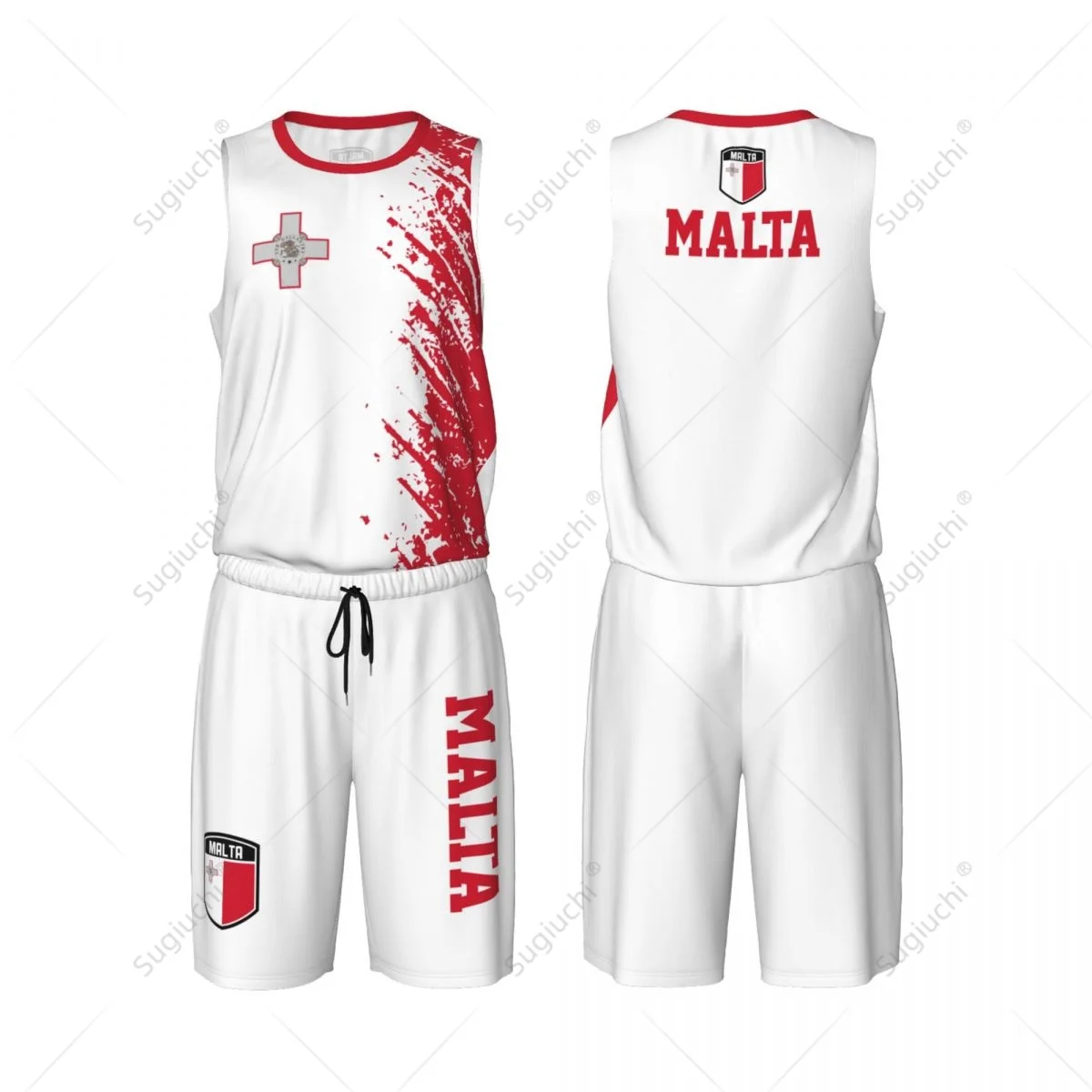 Team-up Malta Flag Grain Men Basketball Jersey Set Shirt & Pants Sleeveless Custom Name Nunber Exclusive
Team-up Malta Flag Grain Men Basketball Jersey Set Shirt & Pants Sleeveless Custom Name Nunber Exclusive