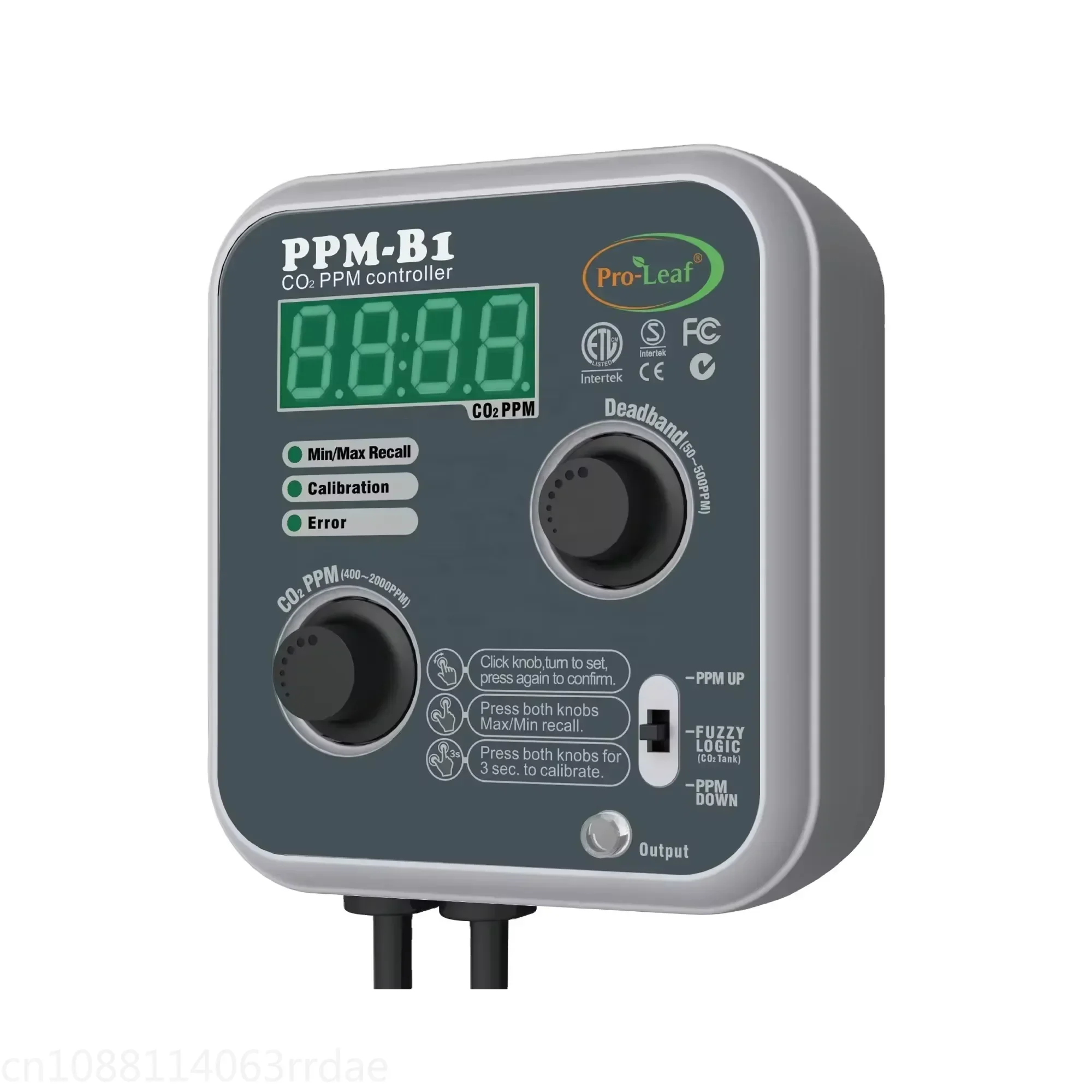 ONE-ONE CO2 Controller Grow Tent Indoor Vertical Farm CEA PPM Level Increase Climate Control Hydroponics 10A @ 240V AC 50Hz
ONE-ONE CO2 Controller Grow Tent Indoor Vertical Farm CEA PPM Level Increase Climate Control Hydroponics 10A @ 240V AC 50Hz