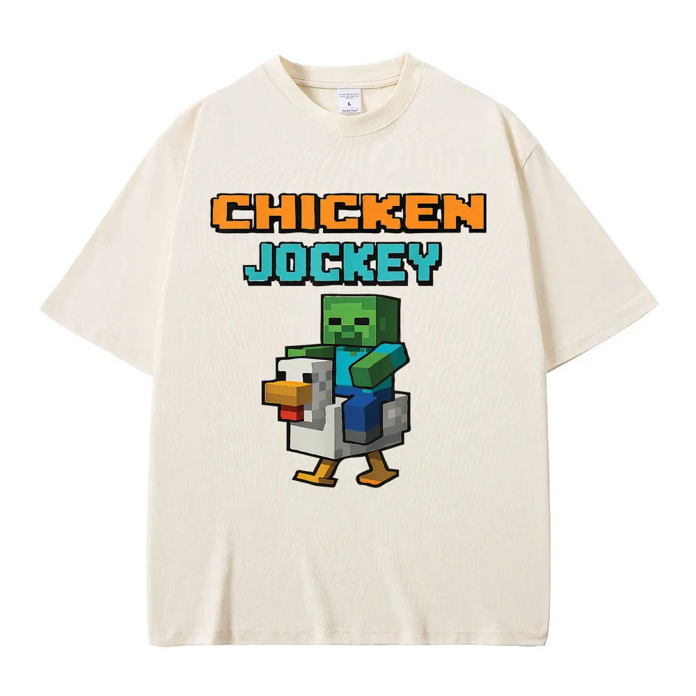Funny Chicken Game Graphic T-shirt I Lover Miners Print T Shirts Men Women Fashion Oversized Short Sleeve Unisex Cotton Tshirt
Funny Chicken Game Graphic T-shirt I Lover Miners Print T Shirts Men Women Fashion Oversized Short Sleeve Unisex Cotton Tshirt