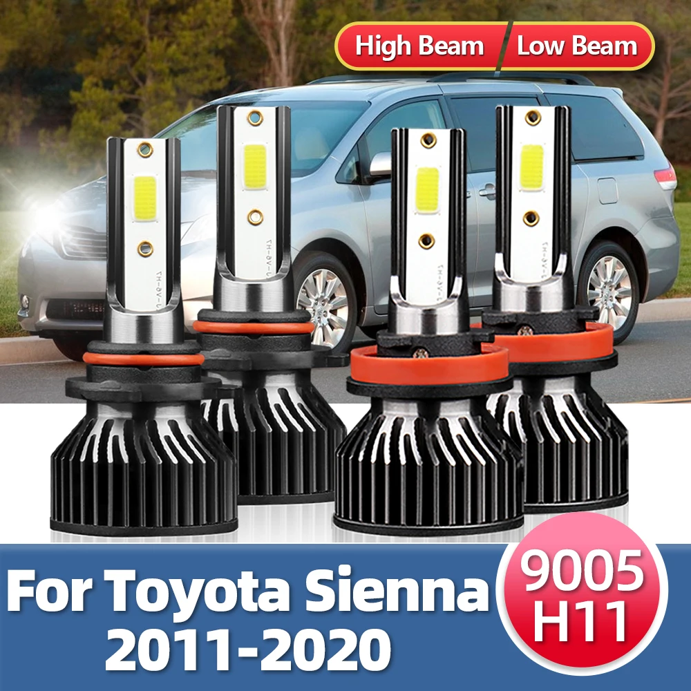 2/4 шт. светодиодные лампы для фар 18000LM для Toyota Sienna 2011 2012 2013 2014 2015 2016 2017 2018-2020 замена передних фар автомобиля
2/4 шт. светодиодные лампы для фар 18000LM для Toyota Sienna 2011 2012 2013 2014 2015 2016 2017 2018-2020 замена передних фар автомобиля