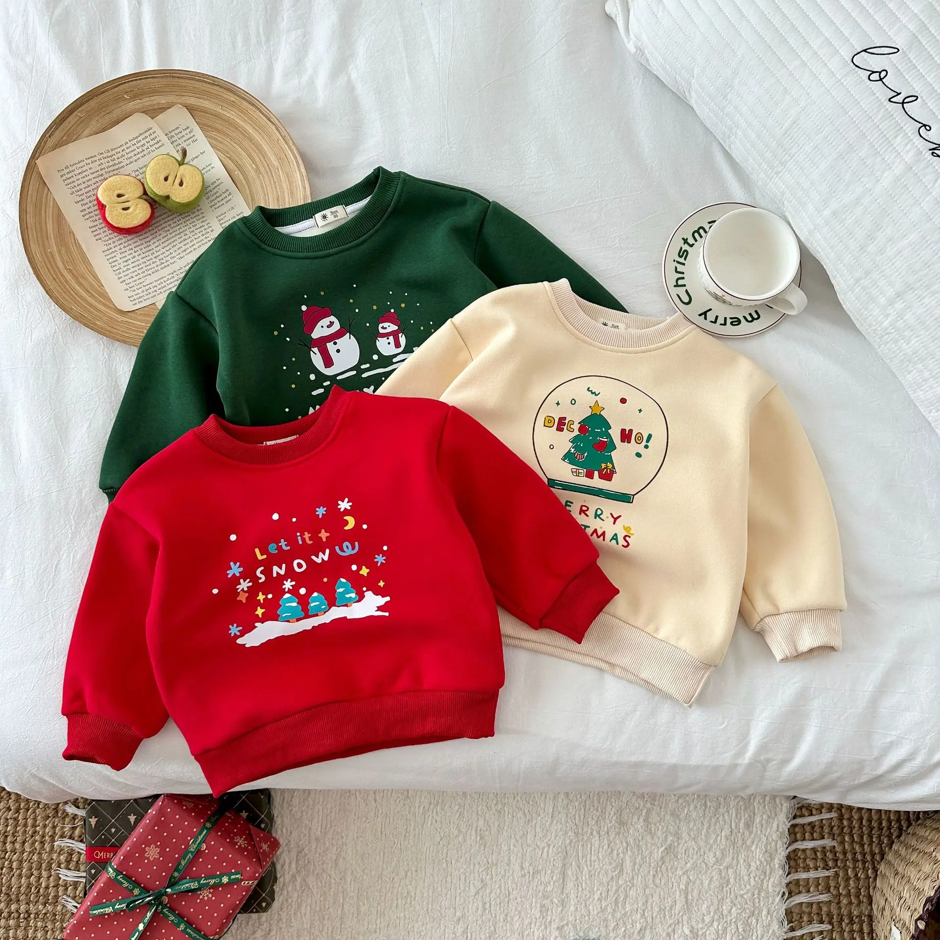 2026 New Children's Warm Blanket Sweater, Long-Sleeved Underwear for Autumn-Winter, Round Collar Top for New Year and Christmas
2026 New Children's Warm Blanket Sweater, Long-Sleeved Underwear for Autumn-Winter, Round Collar Top for New Year and Christmas