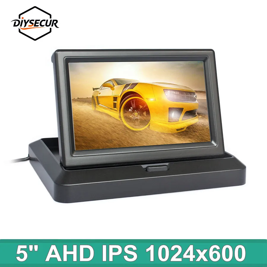DIYSECUR 5-дюймовый складной IPS AHD автомобильный монитор заднего вида, резервный монитор для парковки для MPV SUV, тележки
DIYSECUR 5-дюймовый складной IPS AHD автомобильный монитор заднего вида, резервный монитор для парковки для MPV SUV, тележки
