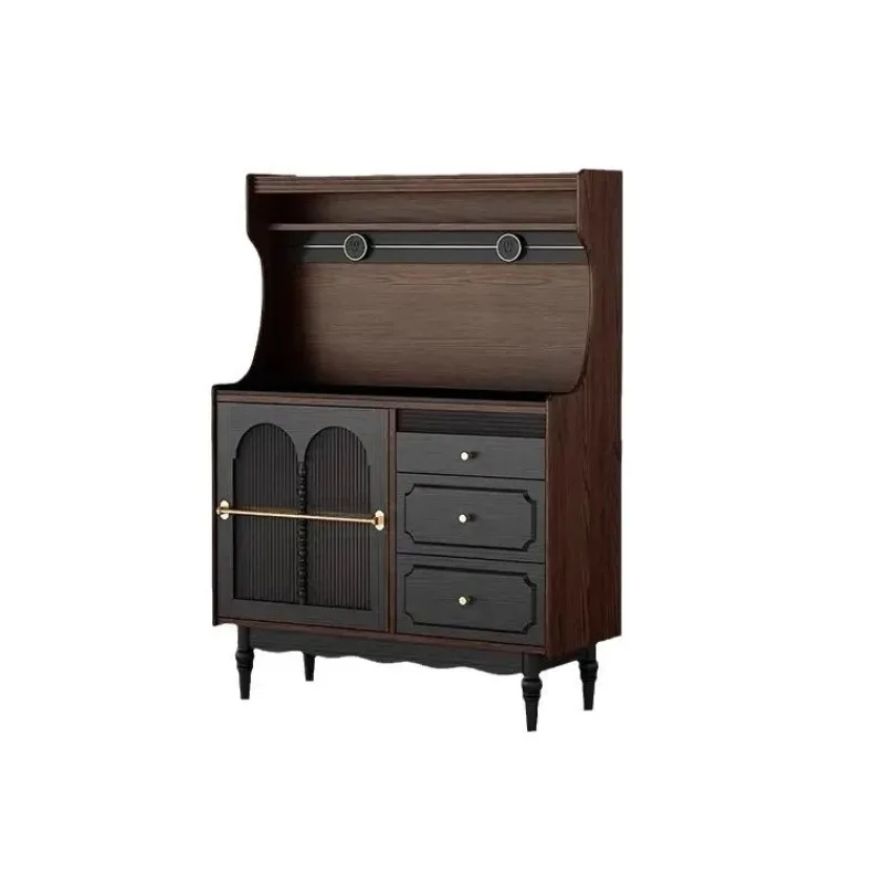 French retro solid wood dining side cabinet, living room wall storage and storage integrated cabinet
French retro solid wood dining side cabinet, living room wall storage and storage integrated cabinet