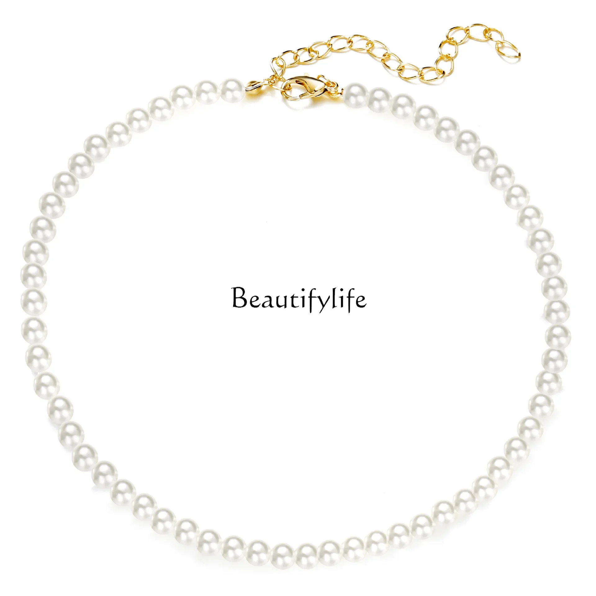 Retro imitation pearl women's high-end sense, simple temperament, fashionable and fresh pearl accessories
Retro imitation pearl women's high-end sense, simple temperament, fashionable and fresh pearl accessories