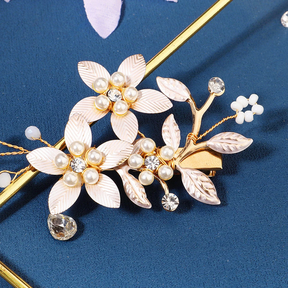 Elegant Wedding Hair Clip Bridal Headpiece Rhinestone Pearl Gold Bridesmaid Accessories Festival Prom Hairpiece For Women
Elegant Wedding Hair Clip Bridal Headpiece Rhinestone Pearl Gold Bridesmaid Accessories Festival Prom Hairpiece For Women