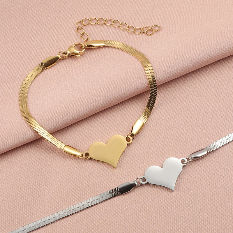 20pcs Heart Chain Bracelet for Women Minimalist Love Blade Snake Link Bracelets Fashion Casual Daily Wear Jewelry Gift
20pcs Heart Chain Bracelet for Women Minimalist Love Blade Snake Link Bracelets Fashion Casual Daily Wear Jewelry Gift