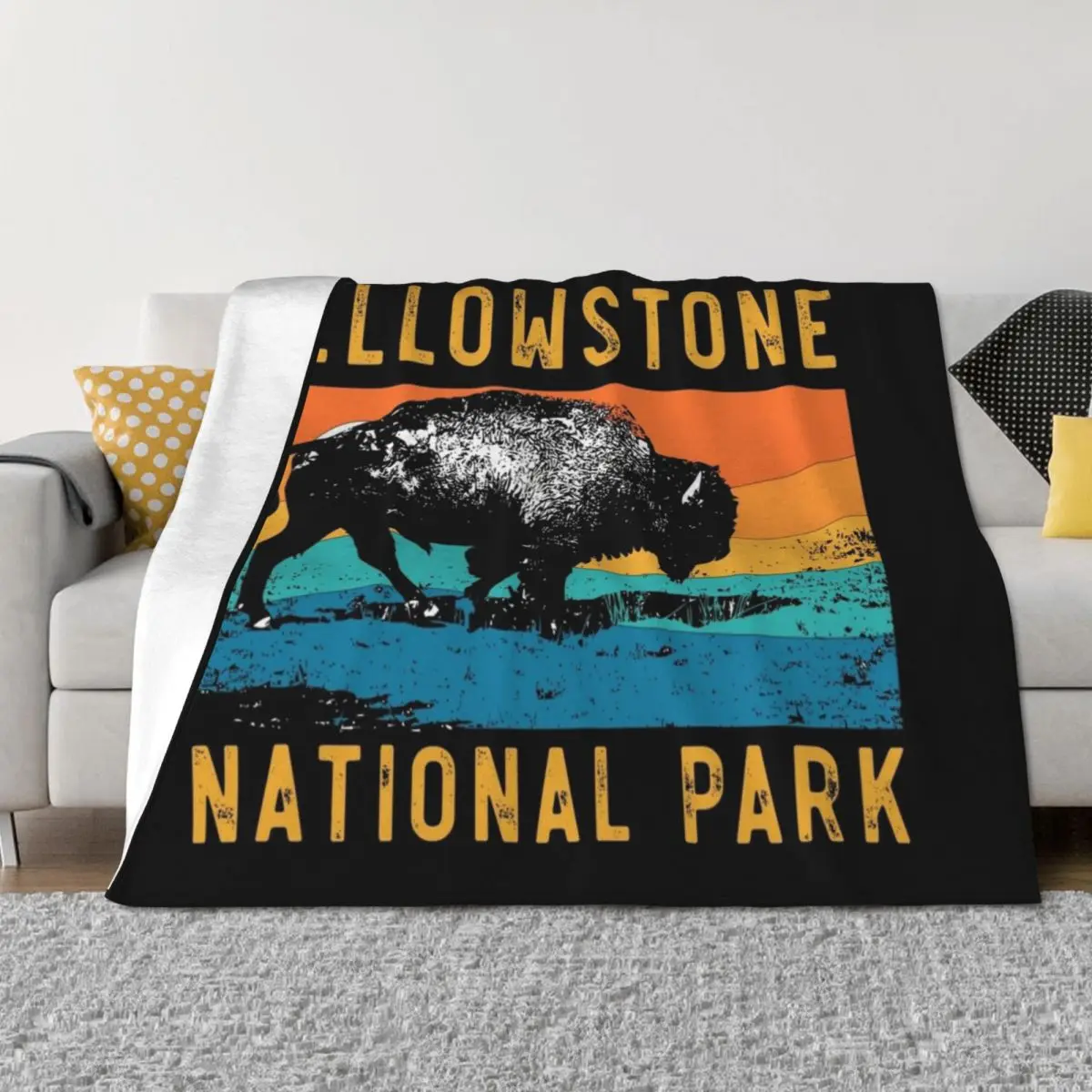 Vintage Yellowstone National Park Gifts Usa Bison Buffalo Throw Blanket decorative Stuffeds Luxury for sofa Blankets
Vintage Yellowstone National Park Gifts Usa Bison Buffalo Throw Blanket decorative Stuffeds Luxury for sofa Blankets