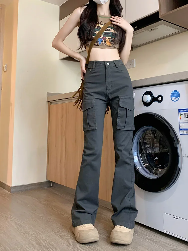 2024 Jeans Fashion Elegant Solid Pants Casual High Waist Femme Straight Belt Trousers for Women Y2k Streetwear Z203
2024 Jeans Fashion Elegant Solid Pants Casual High Waist Femme Straight Belt Trousers for Women Y2k Streetwear Z203