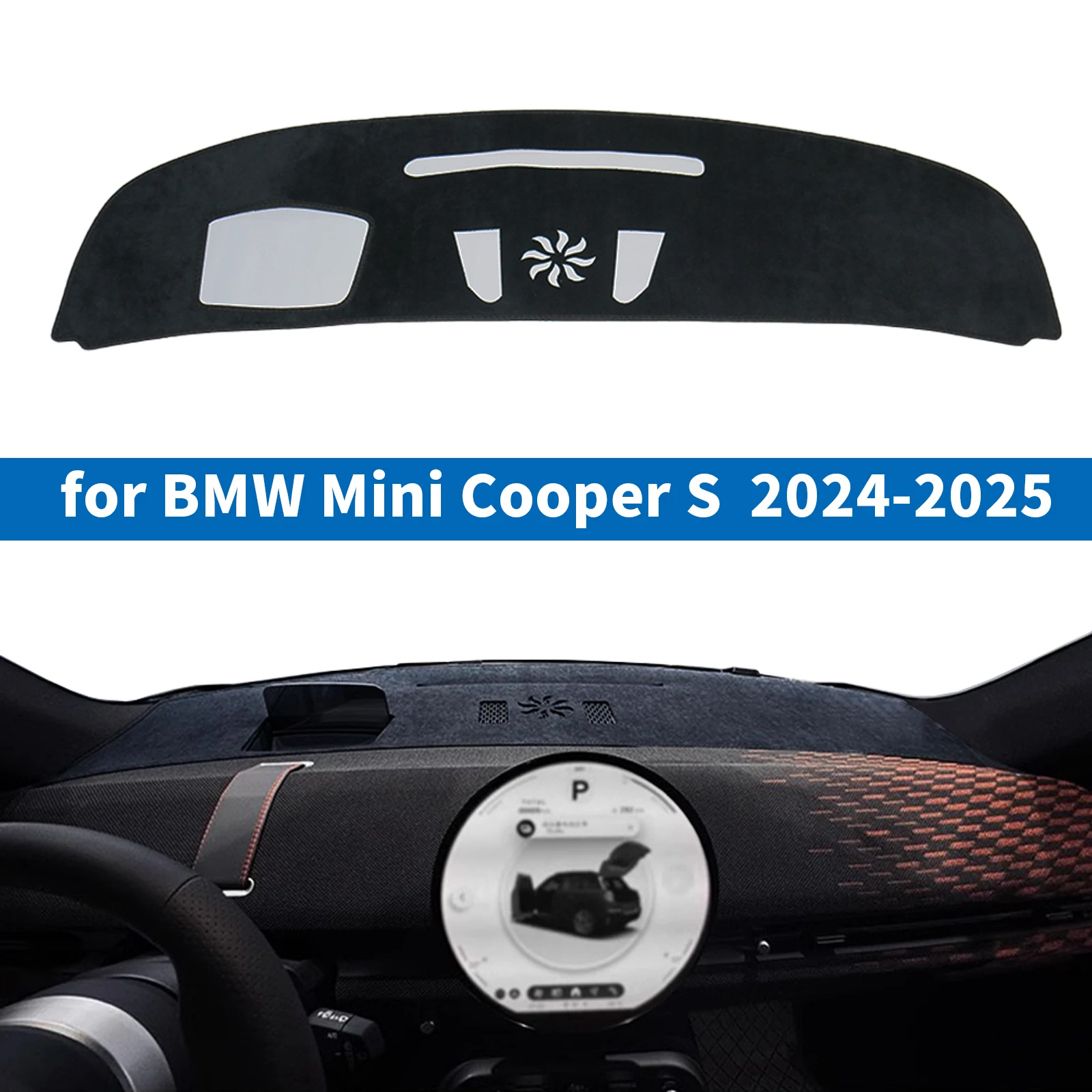 Fit for BMW Mini Cooper S F65 F66 F67 2024 2025 Car Dashboard Mat Dash Mat Dashmat Sunshade Protective Carpet
Fit for BMW Mini Cooper S F65 F66 F67 2024 2025 Car Dashboard Mat Dash Mat Dashmat Sunshade Protective Carpet