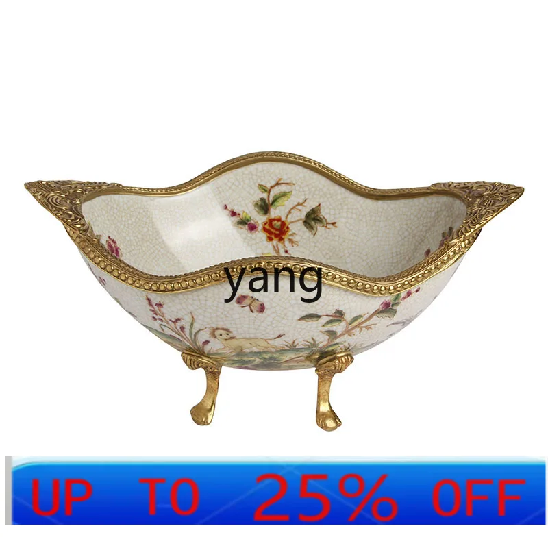 lmm Hand-Painted Ceramic with Copper Ingot Bowl Decorative Fruit Plate
lmm Hand-Painted Ceramic with Copper Ingot Bowl Decorative Fruit Plate