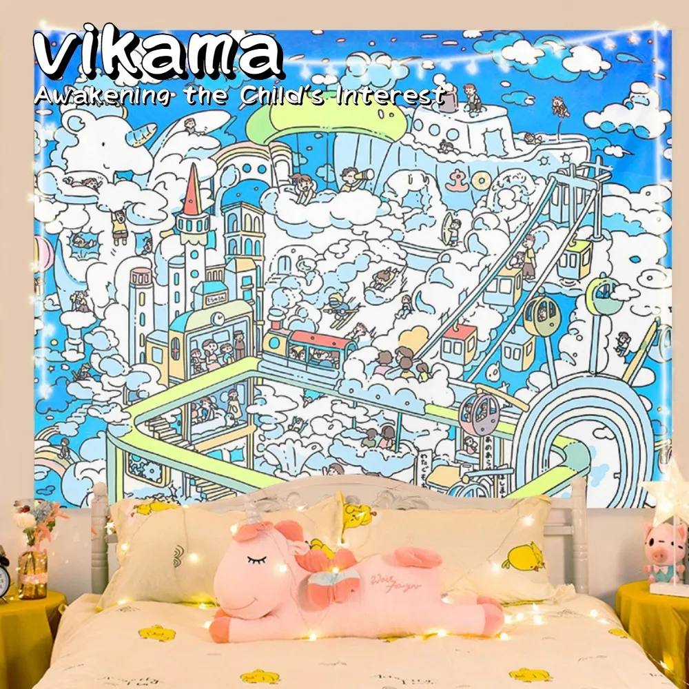 VIKAMA Serenity Blue World Tapestry—Anime-Style Bedroom Decor Hanging Art, Teen Room Decor baby
VIKAMA Serenity Blue World Tapestry—Anime-Style Bedroom Decor Hanging Art, Teen Room Decor baby