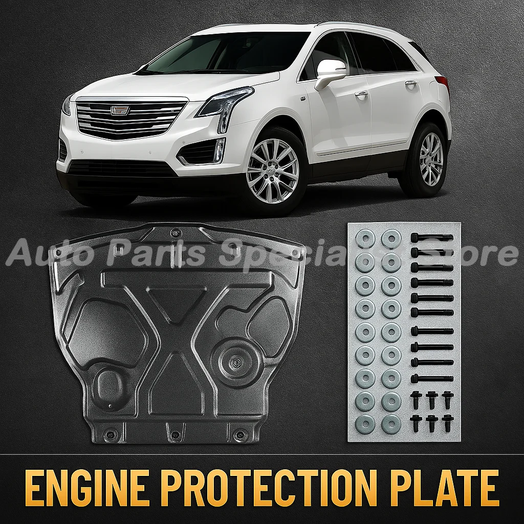 Engine Chassis Guard Cover Protector Manganese Steel Plastic Accessories Protector Fender For Cadillac XT5 2016-2024 2017 2018
Engine Chassis Guard Cover Protector Manganese Steel Plastic Accessories Protector Fender For Cadillac XT5 2016-2024 2017 2018