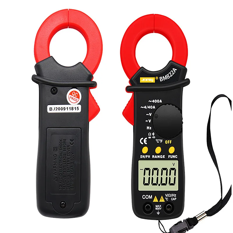 400A High Precision Clamp Ammeter BM822A Digital Multi-function Tester Measure Temp Capacitance Frequency with Carry Bag
400A High Precision Clamp Ammeter BM822A Digital Multi-function Tester Measure Temp Capacitance Frequency with Carry Bag