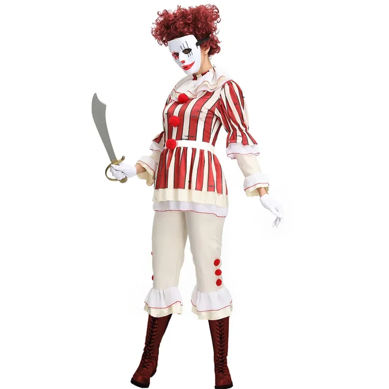 New Arrival Clown Costume Cosplay For Women Adult Halloween Costume For Women Carnival Performance Party Dress Up Suit
New Arrival Clown Costume Cosplay For Women Adult Halloween Costume For Women Carnival Performance Party Dress Up Suit
