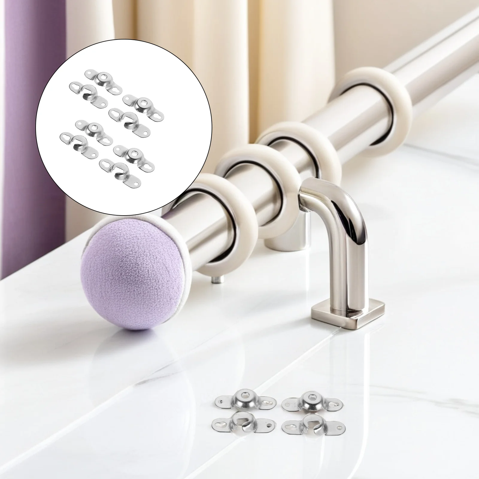 4Pairs Metal Curtain Bracket Holder Heavy Duty Roller Window Shade Mounting Hardware Office Blind Replacement Parts
4Pairs Metal Curtain Bracket Holder Heavy Duty Roller Window Shade Mounting Hardware Office Blind Replacement Parts