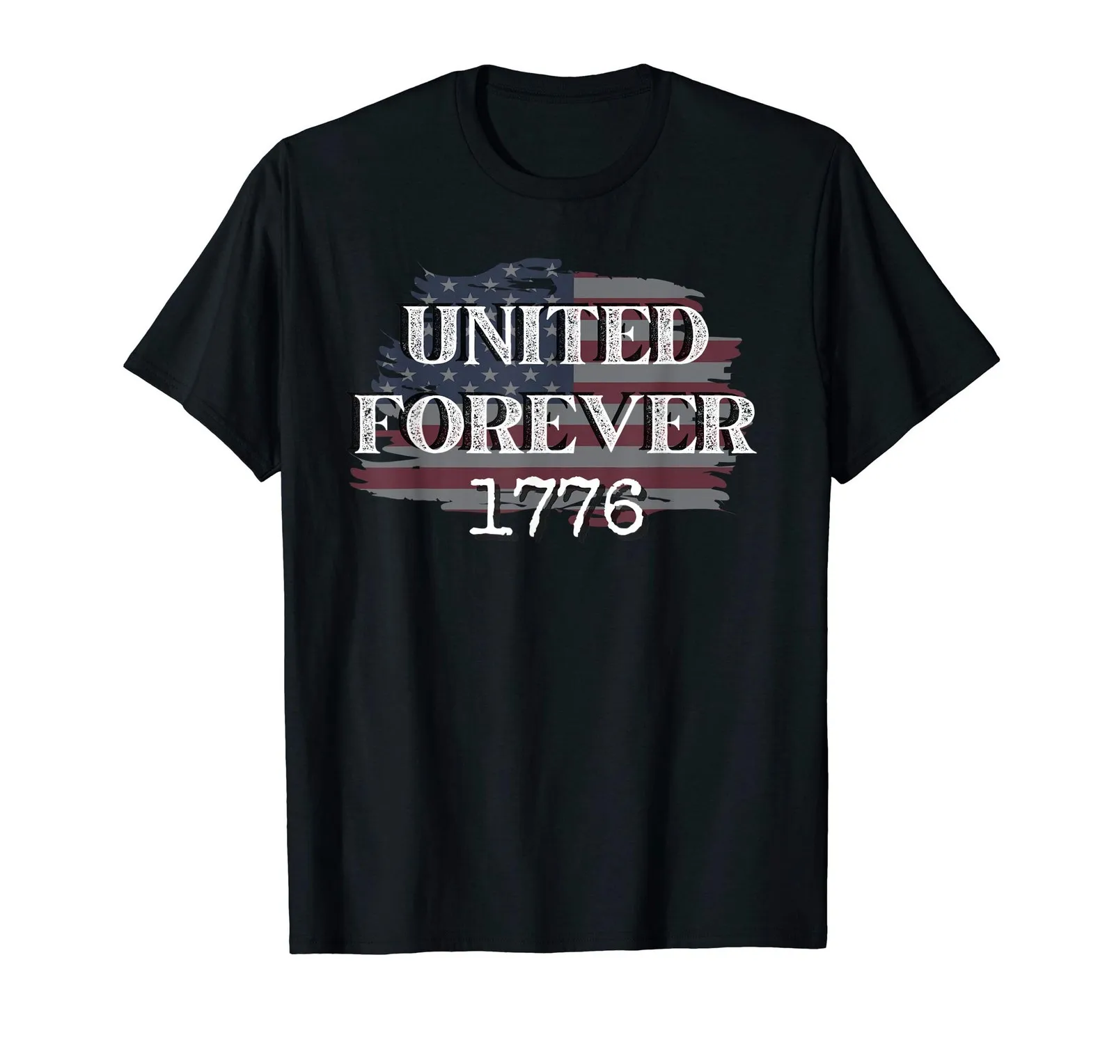 Vintage USA Flag Design T-Shirt, United Forever 1776 Style
Vintage USA Flag Design T-Shirt, United Forever 1776 Style