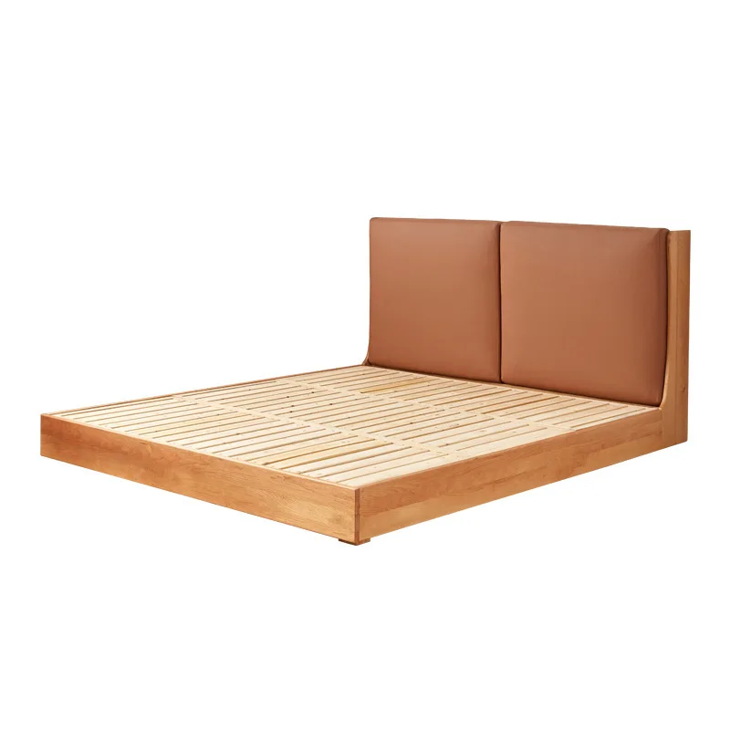 North American solid wood Nordic simple suspended bedroom small apartment economy double bed
North American solid wood Nordic simple suspended bedroom small apartment economy double bed