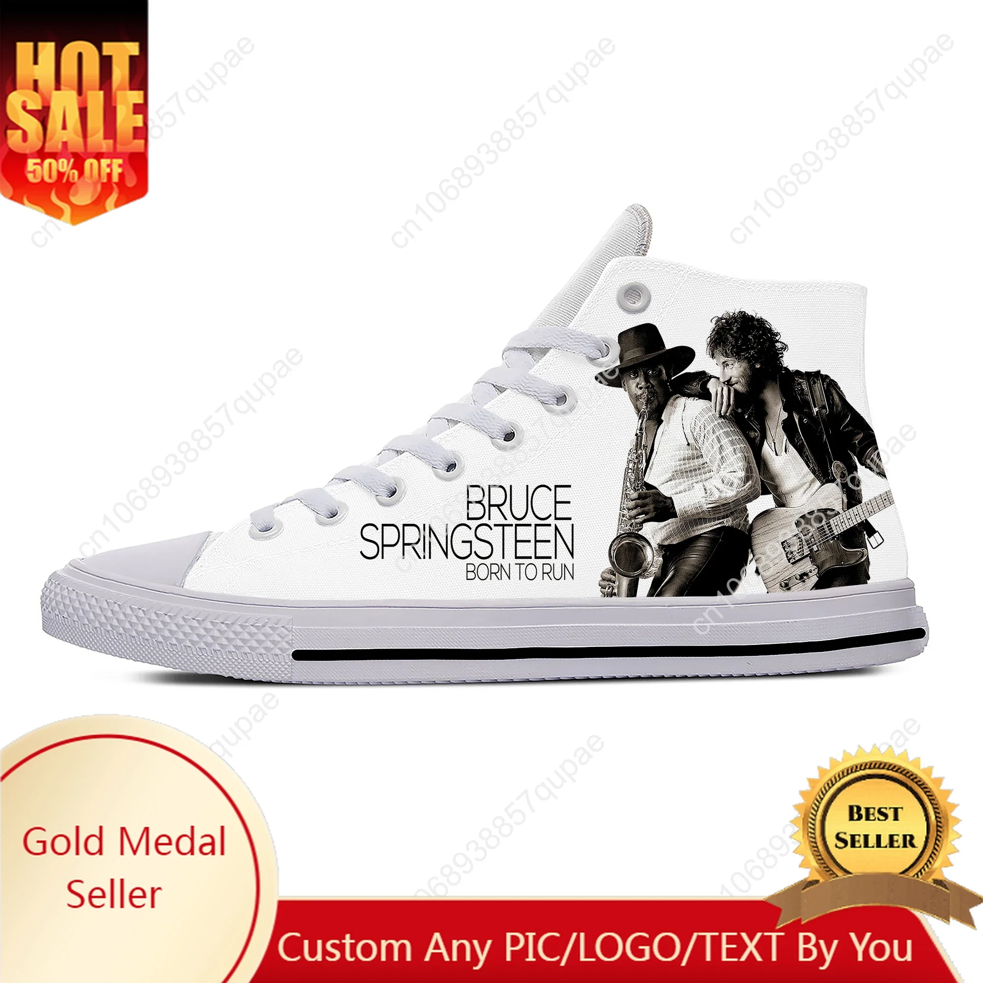 Born To Run High Top Sneakers Bruce Springsteen Mens Womens Teenager Casual Shoes Canvas Running 3D Print Shoes Lightweight Shoe
Born To Run High Top Sneakers Bruce Springsteen Mens Womens Teenager Casual Shoes Canvas Running 3D Print Shoes Lightweight Shoe
